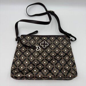 Brighton Renata Toledo Patterned Crossbody Purse With Adjustable Strap & Zipper